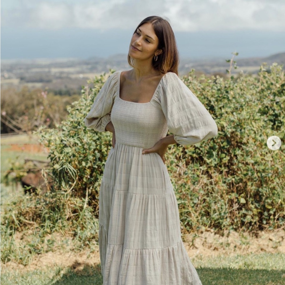 Beige Women's Dress